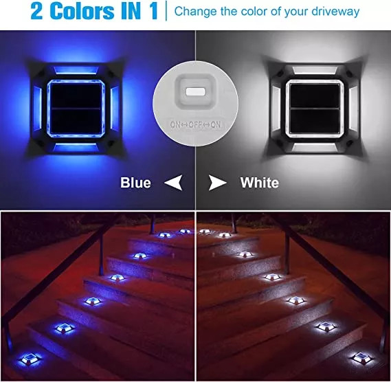 چراغ‌های LED ضد آب عرشه خورشیدی بادوام در فضای باز برای پیاده‌روی Dock Pathway