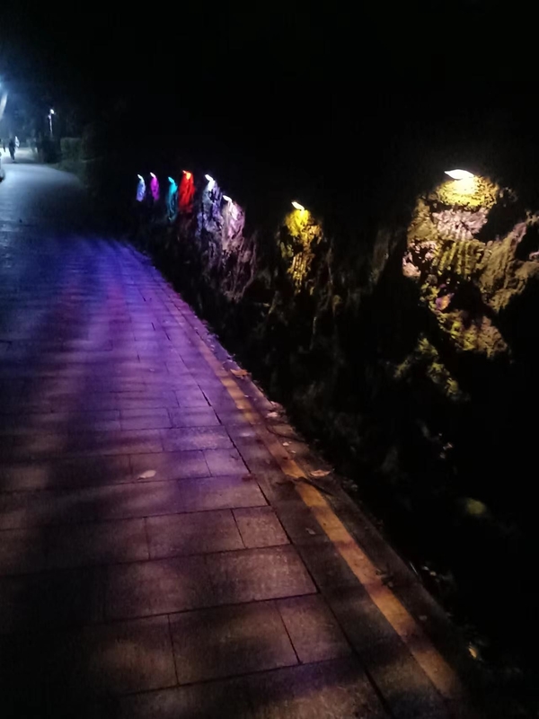 چراغ های سیلاب حصار خورشیدی IP65 برای تزئینات RGB در فضای باز برای منظره