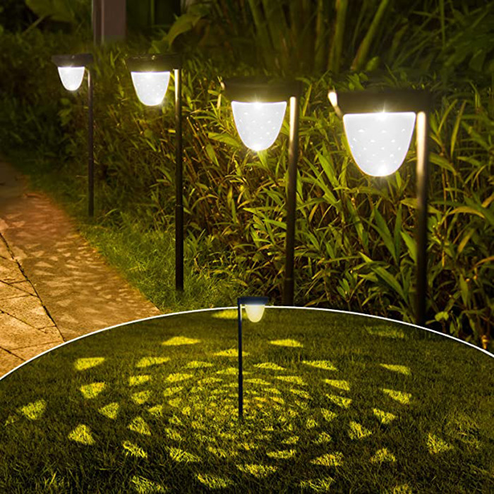 چراغ های منظره ای آفتابی ABS ضد آب LED رنگارنگ اثر