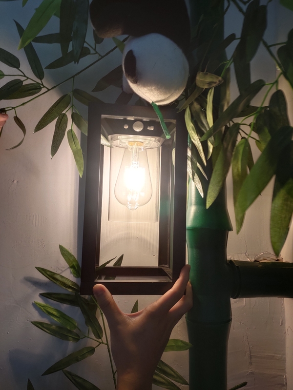 درب IP65 آبپاش باغ حصار LED چراغ بالا و پایین سنسور خورشیدی دیوار نور