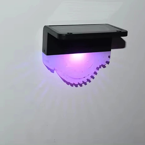 چراغ های باغ LED با انرژی خورشیدی با روش های فلش و محو مداوم پانل سیلیکون تک کریستالی