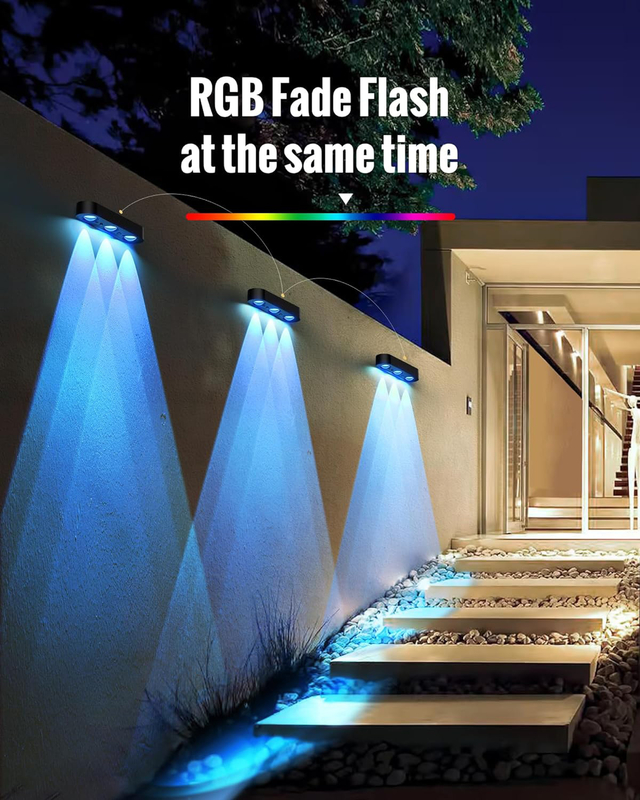 نور سیلیکون تک کریستال LED / شمسی حصار نور LED روشنایی با 15 ساعت زمان کار