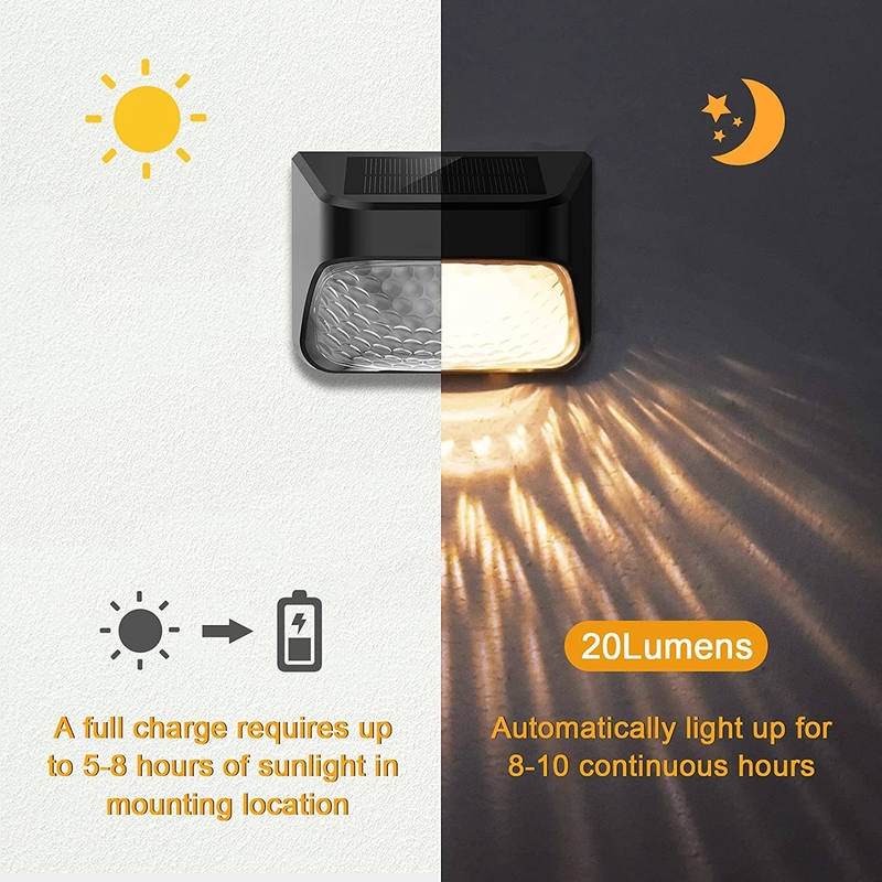 15 ساعت کار ABS PMMA تزئینات خورشیدی نور گرم سفید RGB باتری سیلیکون تک کریستال