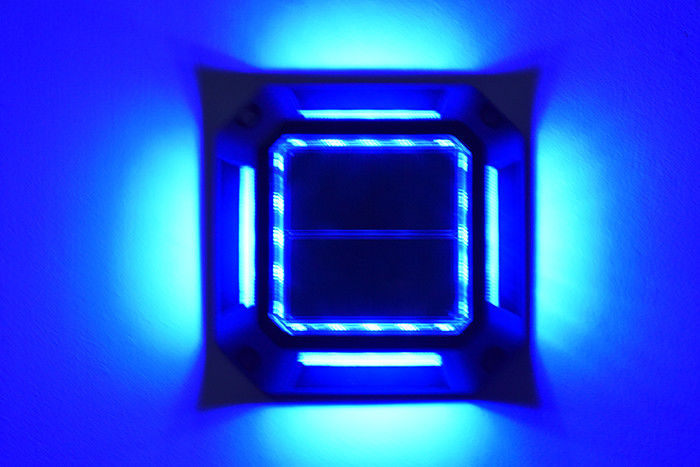 IP67 ایمنی ضد آب چراغ های دیواری خورشیدی در فضای باز پله پله باغ زمین راه نور قفسه