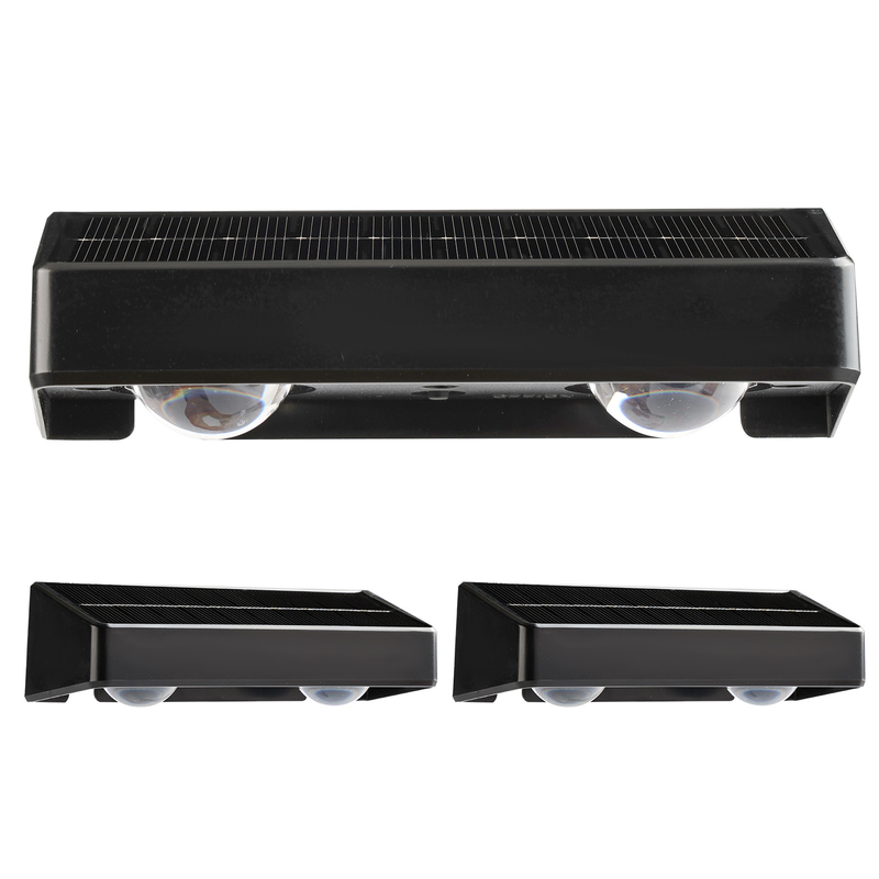 چراغ دیواری خورشیدی سیلیکون تک کریستال با LED RGB ABA PC Shell IP65 سطح ضد آب