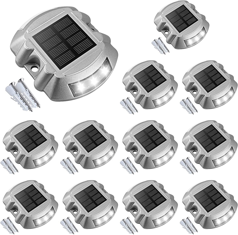 نور خورشیدی بازتاب دهنده Cat's Eye Road Studs چراغ های تزئینی خورشیدی LED چراغ های خورشیدی راه