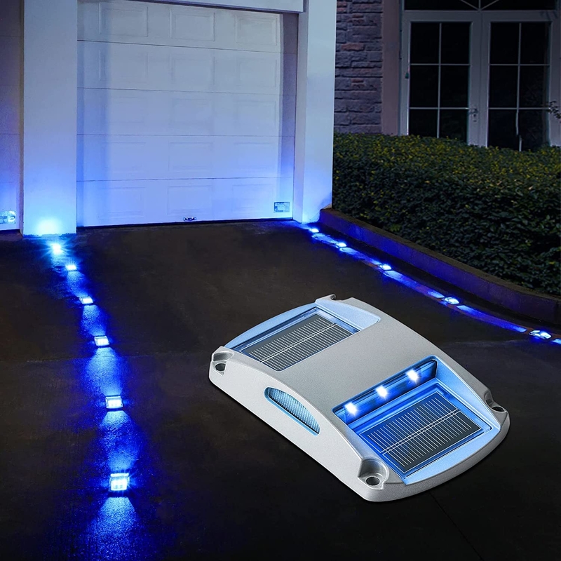 نور خورشیدی بازتاب دهنده Cat's Eye Road Studs چراغ های تزئینی خورشیدی LED چراغ های خورشیدی راه