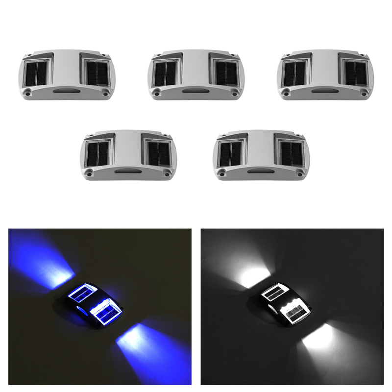 نور خورشیدی بازتاب دهنده Cat's Eye Road Studs چراغ های تزئینی خورشیدی LED چراغ های خورشیدی راه