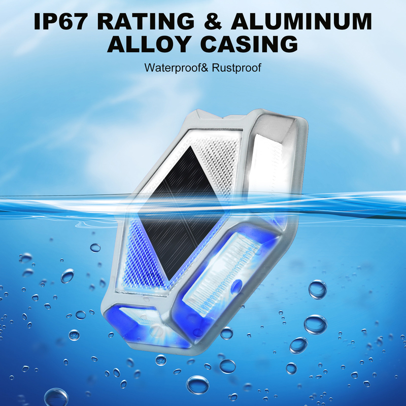 IP68 نور پنبه ای خورشیدی ضد آب 2V نصب پیچ چراغ LED برای نورپردازی امن بندر