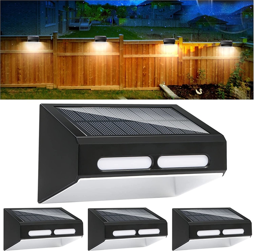 ABS بدن LED دیوار نور با روشنایی RGB سفید گرم IP65 ضد آب 4 پی سی LED