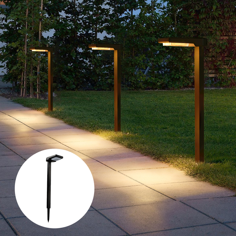 چراغ شمسی سیلیکون تک کریستالی با درجه ضد آب IP65 و 2 عدد لامپ LED