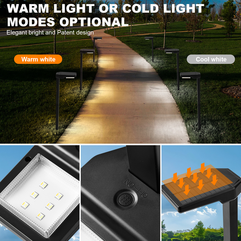 چراغ شمسی سیلیکون تک کریستالی با درجه ضد آب IP65 و 2 عدد لامپ LED