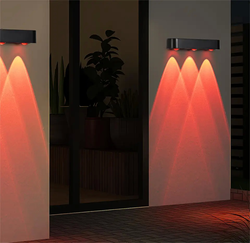 نور خورشیدی دیواری 3 LED با اندازه 205 * 50 * 38mm
