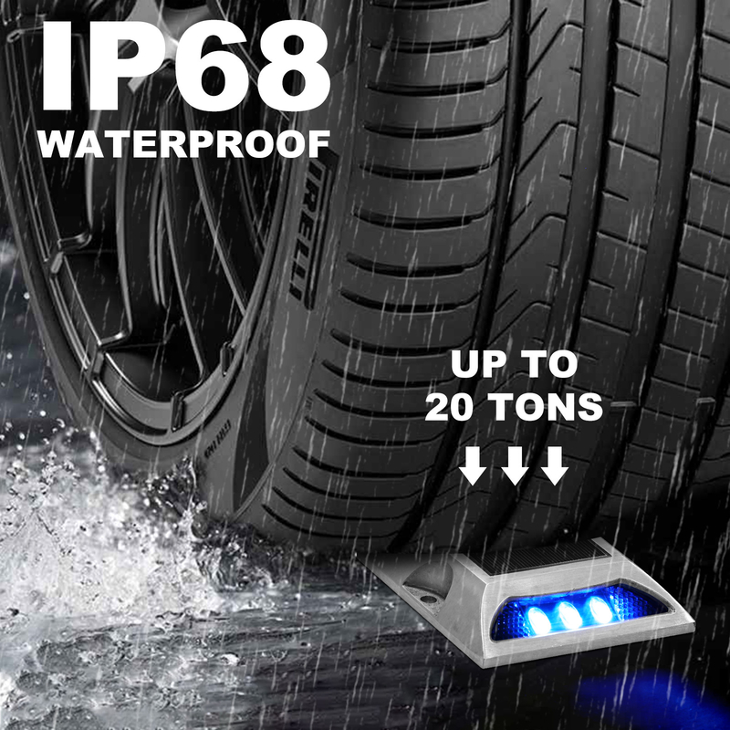 چراغ LED خورشیدی IP68 با طول عمر 50000 ساعت و ولتاژ 2 ولت