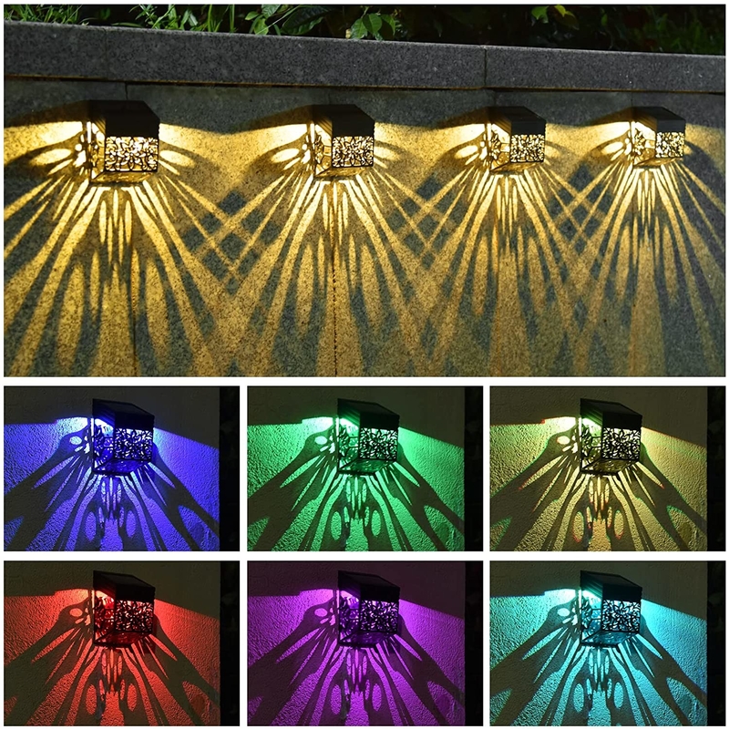 چراغ های باغ LED خورشیدی با پانل سیلیکون تک کریستال در رنگ سفید گرم / سرد / RGB