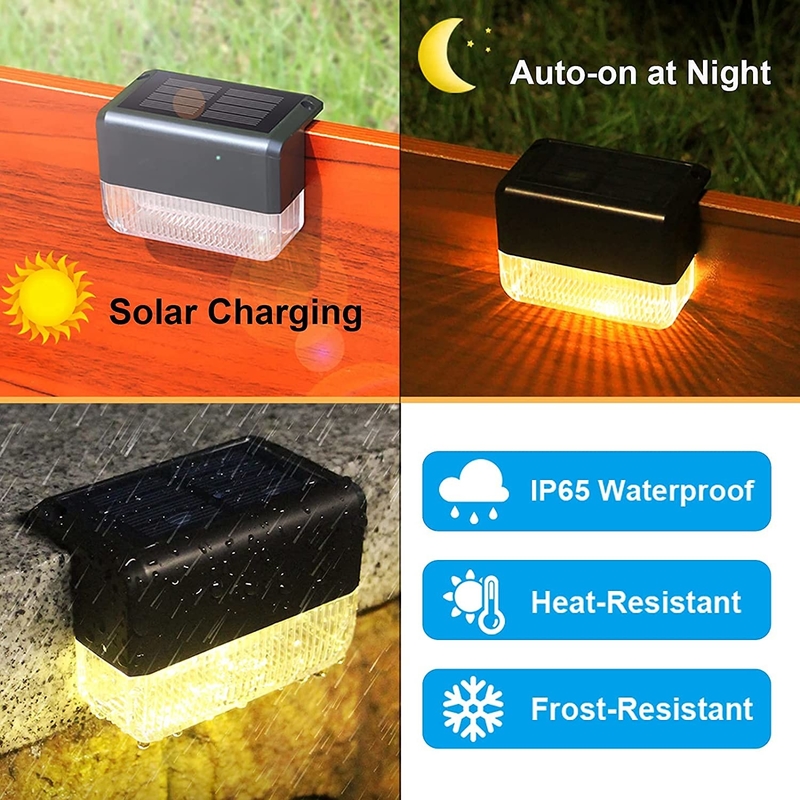 چراغ دیواری خورشیدی با باتری لیتیوم برای روشنایی LED RGB سفید گرم