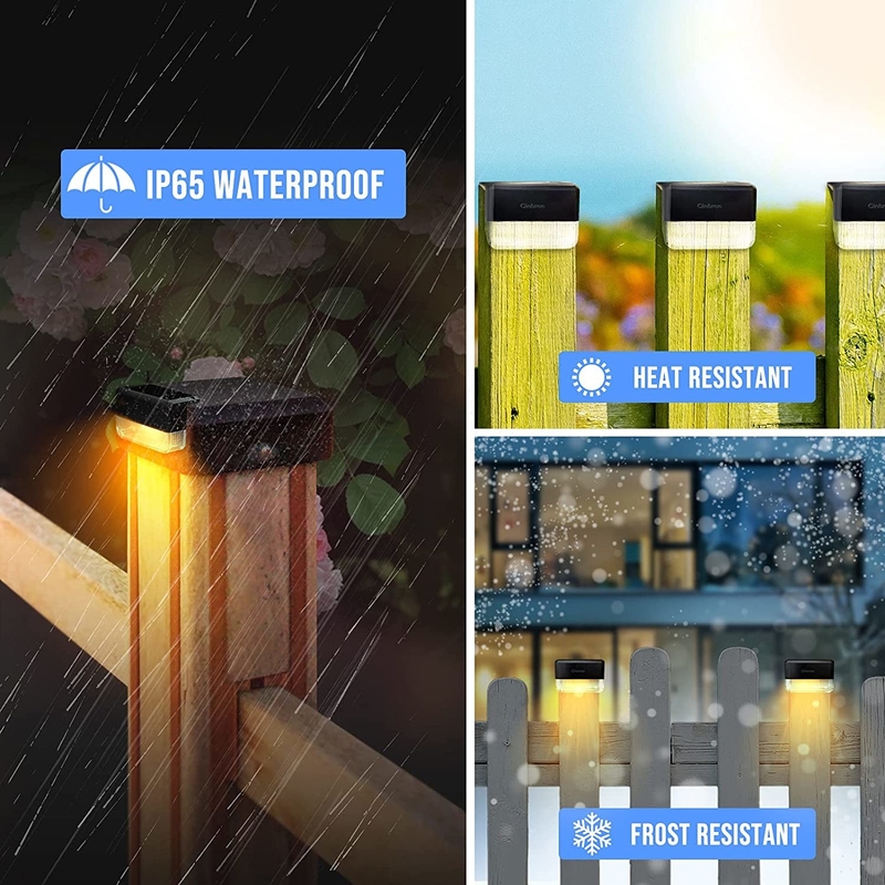 چراغ دیواری خورشیدی با باتری لیتیوم برای روشنایی LED RGB سفید گرم