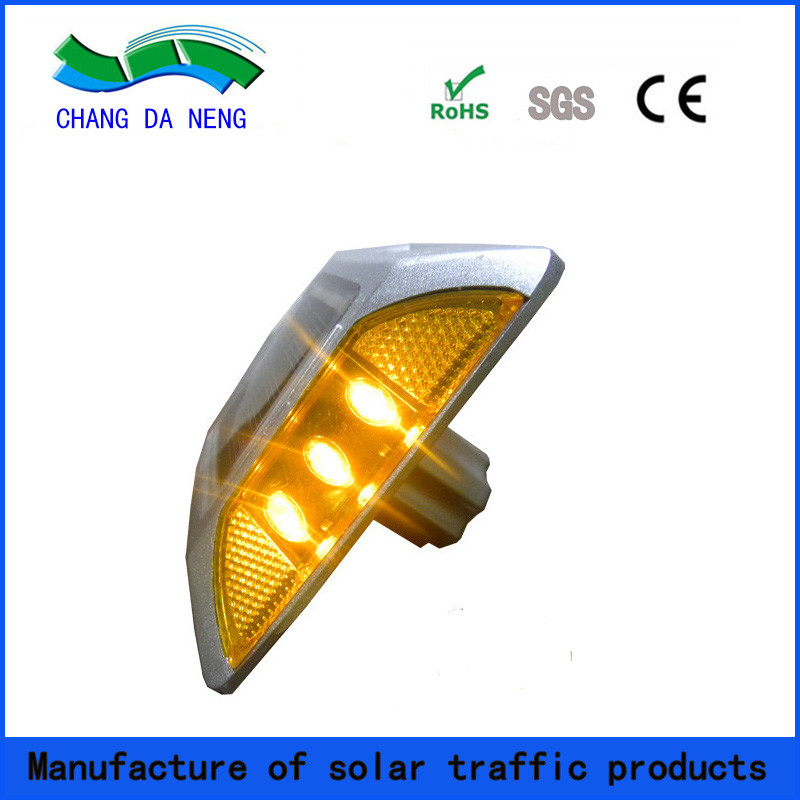 PBW آلومینیوم خورشیدی جاده استد LED خورشیدی راه بازتاب دهنده برای هشدار ایمنی