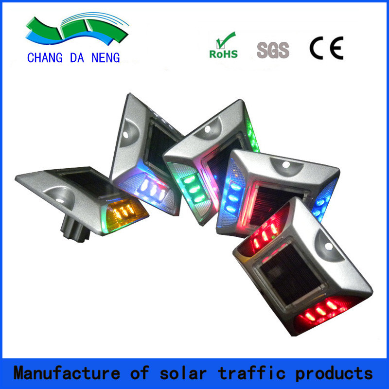 PBW آلومینیوم خورشیدی جاده استد LED خورشیدی راه بازتاب دهنده برای هشدار ایمنی