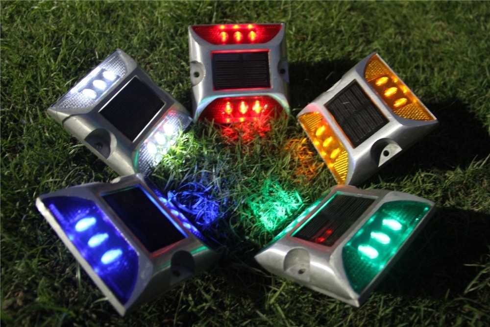 PBW آلومینیوم خورشیدی جاده استد LED خورشیدی راه بازتاب دهنده برای هشدار ایمنی