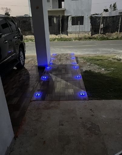 چراغ LED خورشیدی با روشنایی بالا ساخته شده از آلومینیوم و مواد PC با 3t Bearings