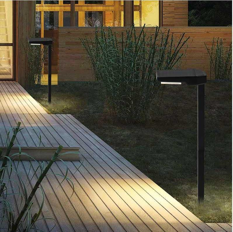 چراغ شمسی 6 روشن چراغ LED 15 ساعت زمان کار IP65 ضد آب