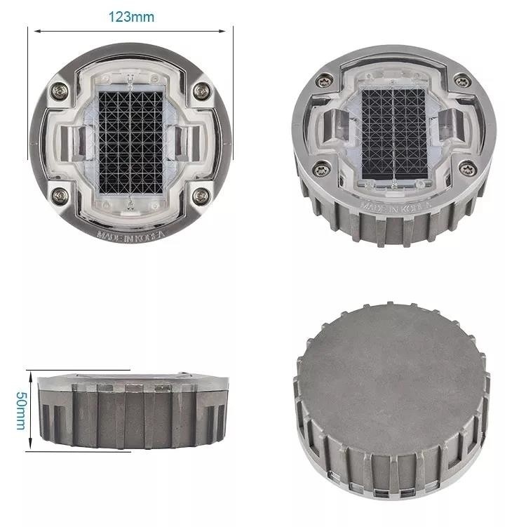 چراغ های قرمز خورشیدی 2V آلومینیوم آلیاژ PC IP68 ضد آب برای افزایش دید جاده در شب