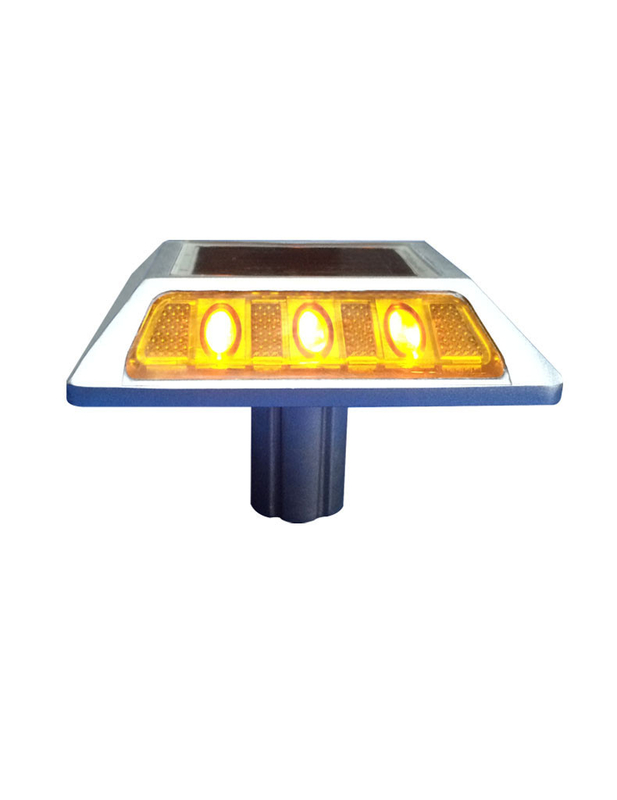 IP68 ضد آب شمسی Spike LED ریفلتور آلومینیوم ریخته شده چراغ های راهنمایی ترافیک جاده ای با پاها
