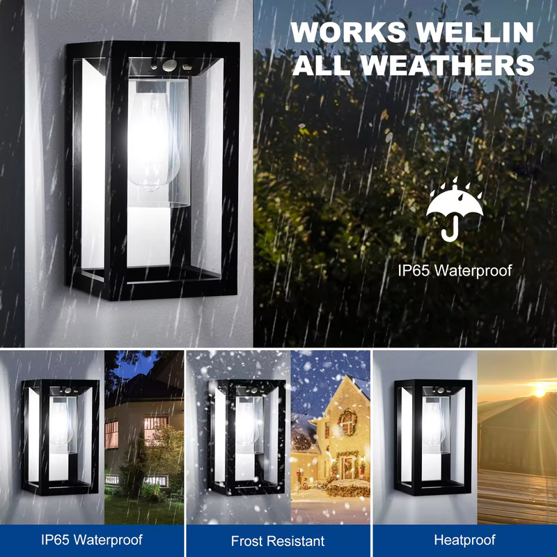 روشنایی بیرونی مدرن IP65 ضد آب 5CCT تنظیم قابل دیوار Sconce Dimmable LED دیوار چراغ برای باغ