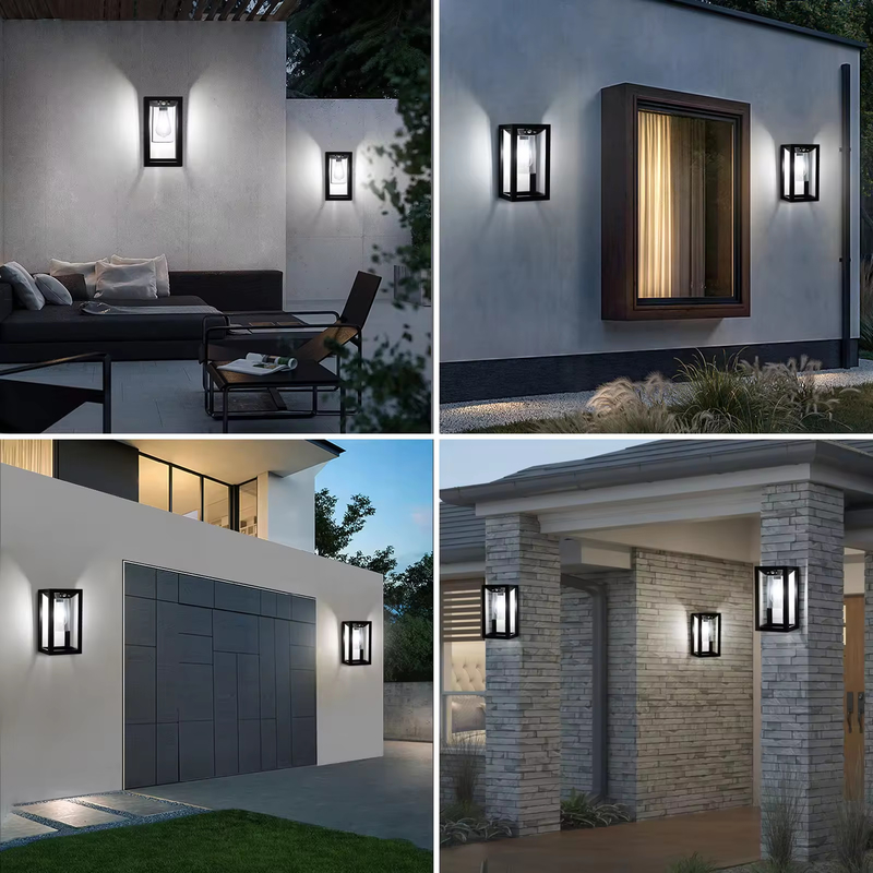 روشنایی بیرونی مدرن IP65 ضد آب 5CCT تنظیم قابل دیوار Sconce Dimmable LED دیوار چراغ برای باغ