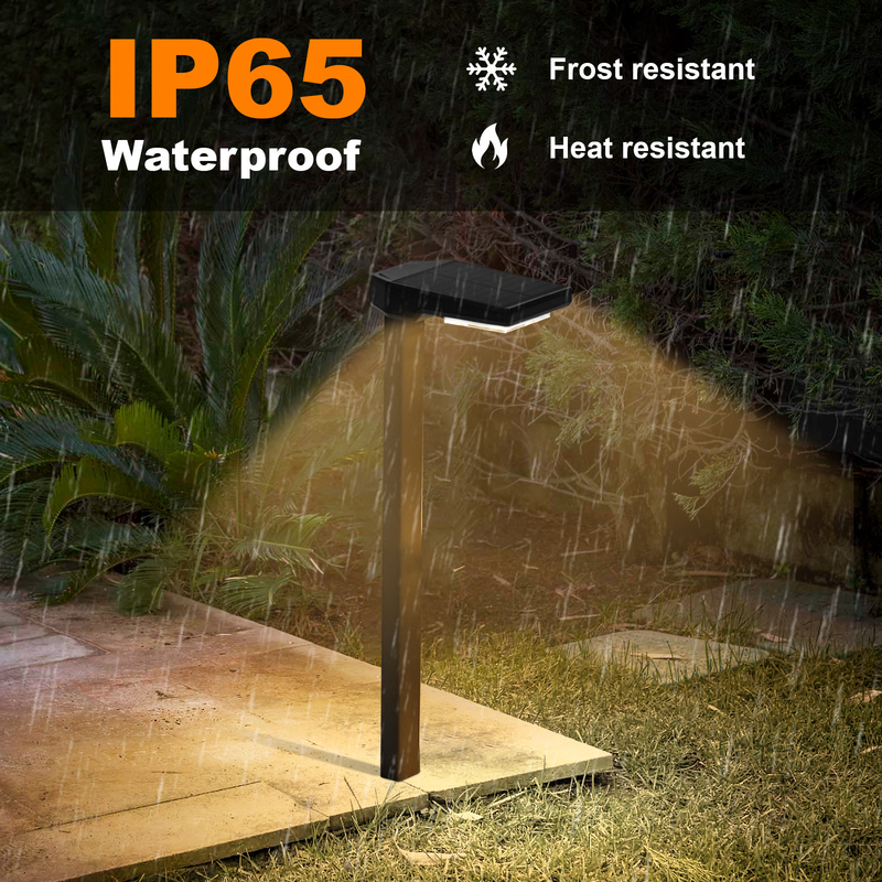 IP65 ضد آب 200g سیاه ABS PMMA نور حصار خورشیدی با پانل خورشیدی سیلیکون تک کریستال