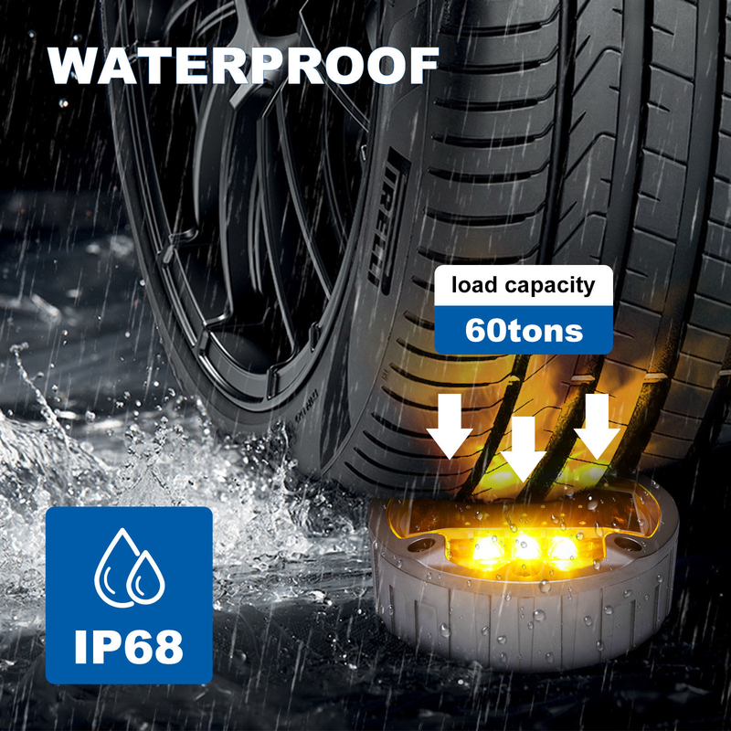 1150g LED Road Marking Studs برای ایمنی جاده و زمان کار طولانی ≥100h