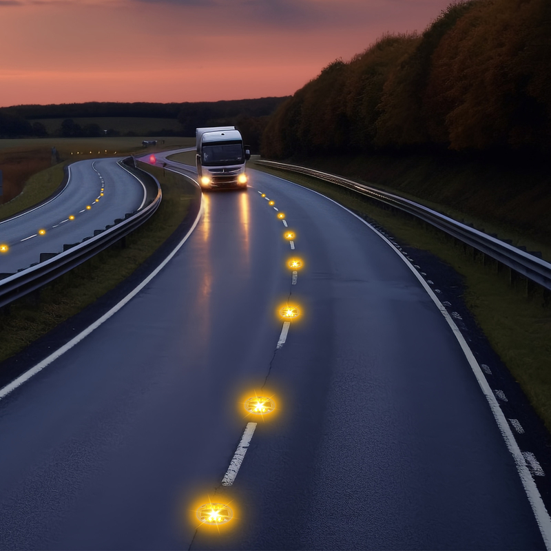 1150g LED Road Marking Studs برای ایمنی جاده و زمان کار طولانی ≥100h