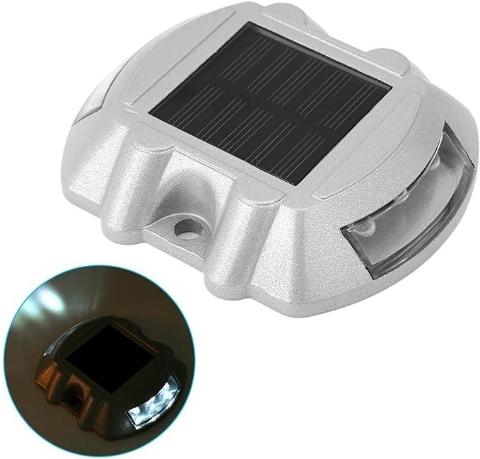 بازتاب دهنده های جاده ای خورشیدی با چسب یا پیچ نصب LED Qty 2PCS در هر طرف -20°C تا 70°C