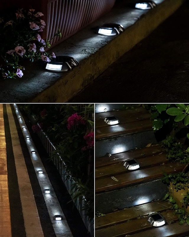 رفلکتورهای خورشیدی راه نور با 6 LED و باتری Ni-MH ساخته شده 100 ساعت زمان روشنایی
