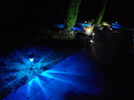 Garden Pathway 20h چراغ های منظره با انرژی خورشیدی چراغ های فضای باز LED با انرژی خورشیدی