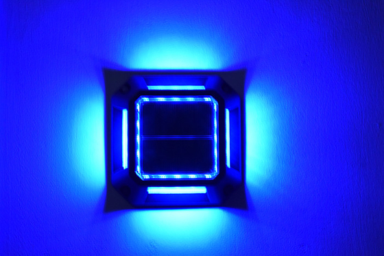 12PCS LED Bead Solar LED Driveway چراغ های قفسه ای برای راه های خارجی هشدار باغ