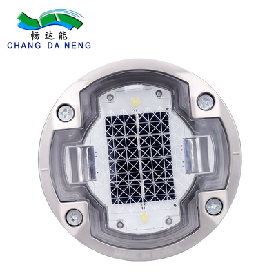 آلومینیوم LED Solar Road Stud Reflective Traffic Warning Marker Light For Pathway پروژه بزرگراه های جاده ای