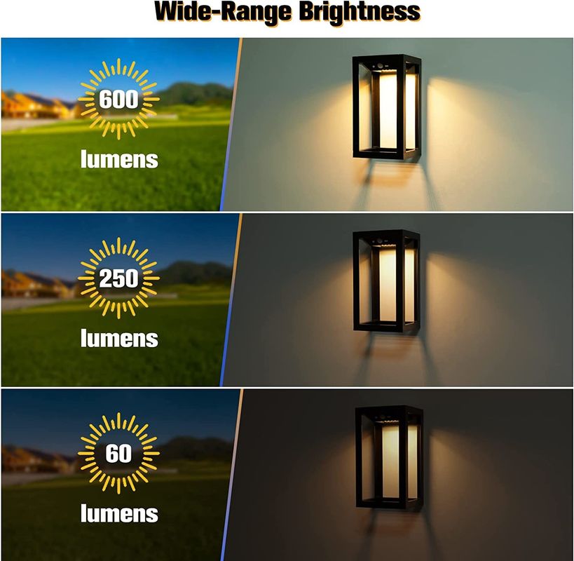 چراغ های LED خورشیدی سیلیکون تک کریستال با زمان کار 15 ساعت و 3 حالت نور