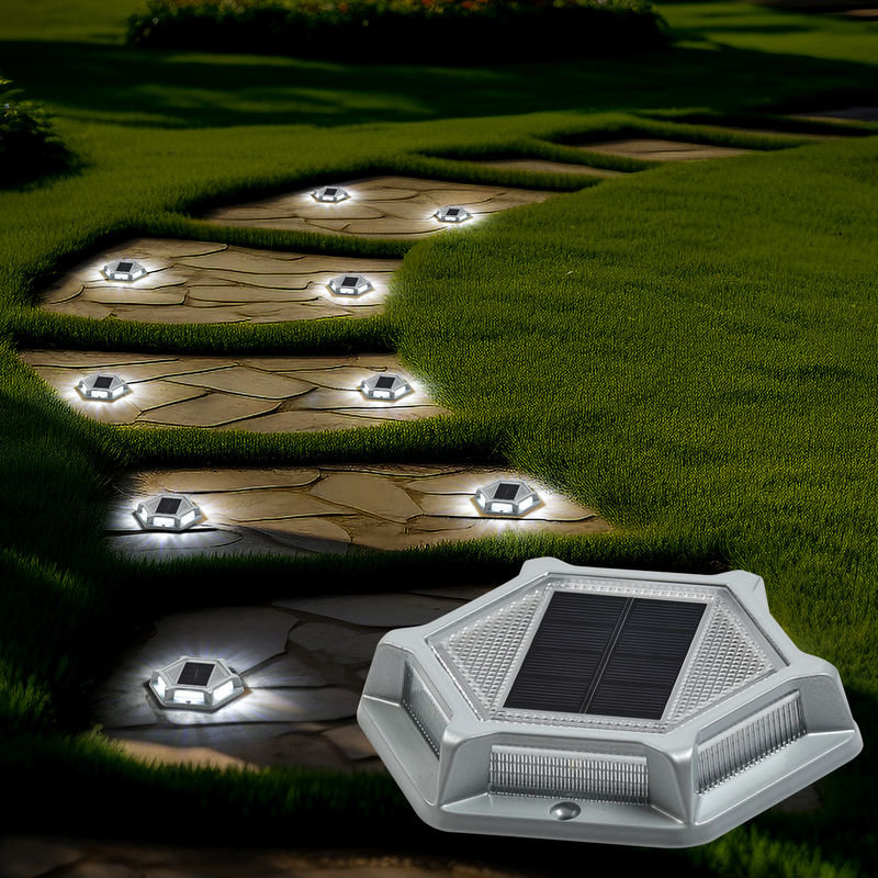 20 لومن آبی/سرد سفید نور سولر دوک بدن آلومینیومی IP68 سطح ضد آب 150g ولتاژ 2V