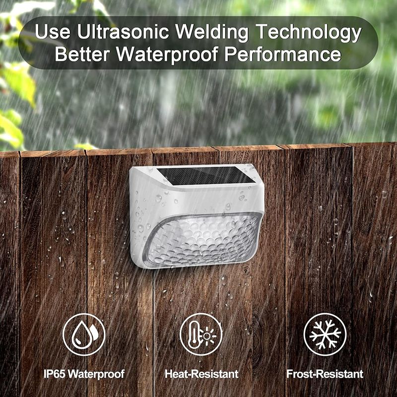 چراغ های باغ 7 رنگی با انرژی خورشیدی 4-6 ساعت زمان شارژ با سیلیکون تک کریستال