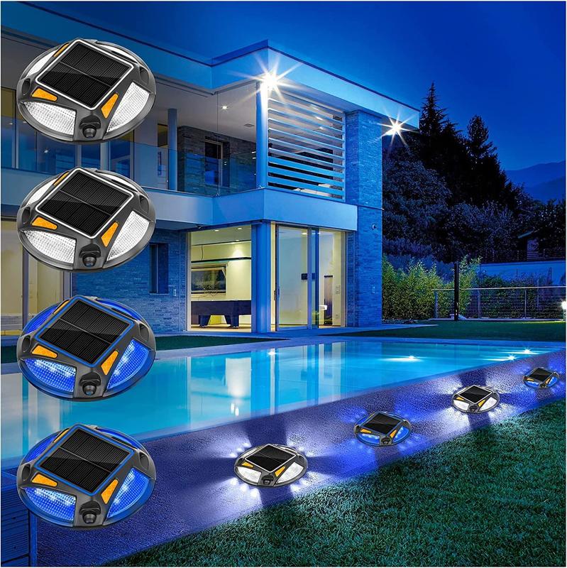 آلومینیوم ضد آب LED Solar Road Stud با 12 LED برای ایمنی ترافیک جاده ای در -20-70°C