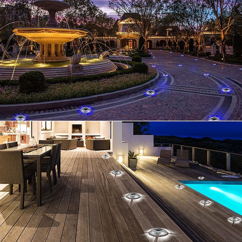 چراغ سولر با هشدار نور روز 6000K 8pcs LED و 110 * 22.5MM اندازه برای استفاده در فضای باز