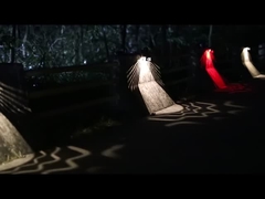 چراغ دیواری باغ خورشیدی KF14A