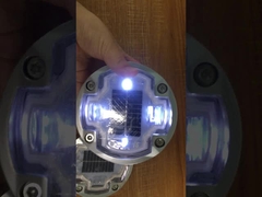 زیور آلات باغ گربه خورشیدی Eyes Road Studs 1200mah چراغ ریلی عرشه برای فضای باز